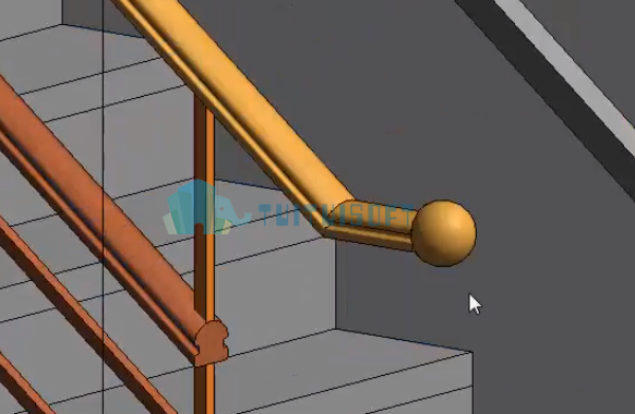 腿腿教学网-Revit教程 | Revit如何创建扶手终端族