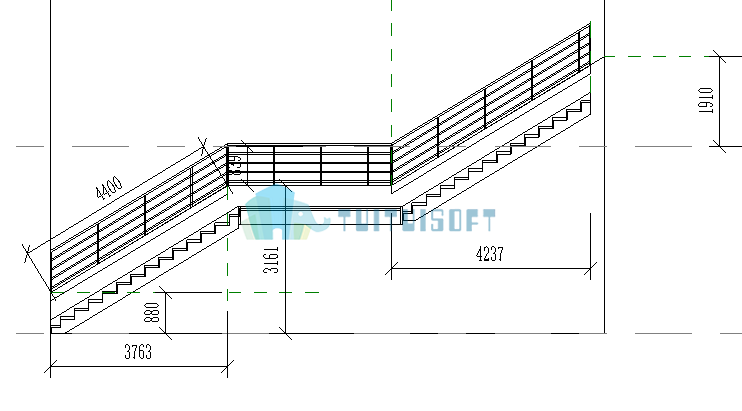 腿腿教学网-Revit教程 | Revit 如何在斜墙上绘制栏杆