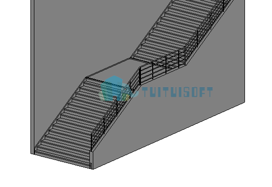 腿腿教学网-Revit教程 | Revit 如何在斜墙上绘制栏杆