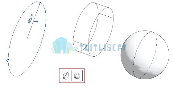 869_151214103607_1.png 腿腿教学网-Revit教程| Revit中如何利用体量创建球体,半球体,椭球体