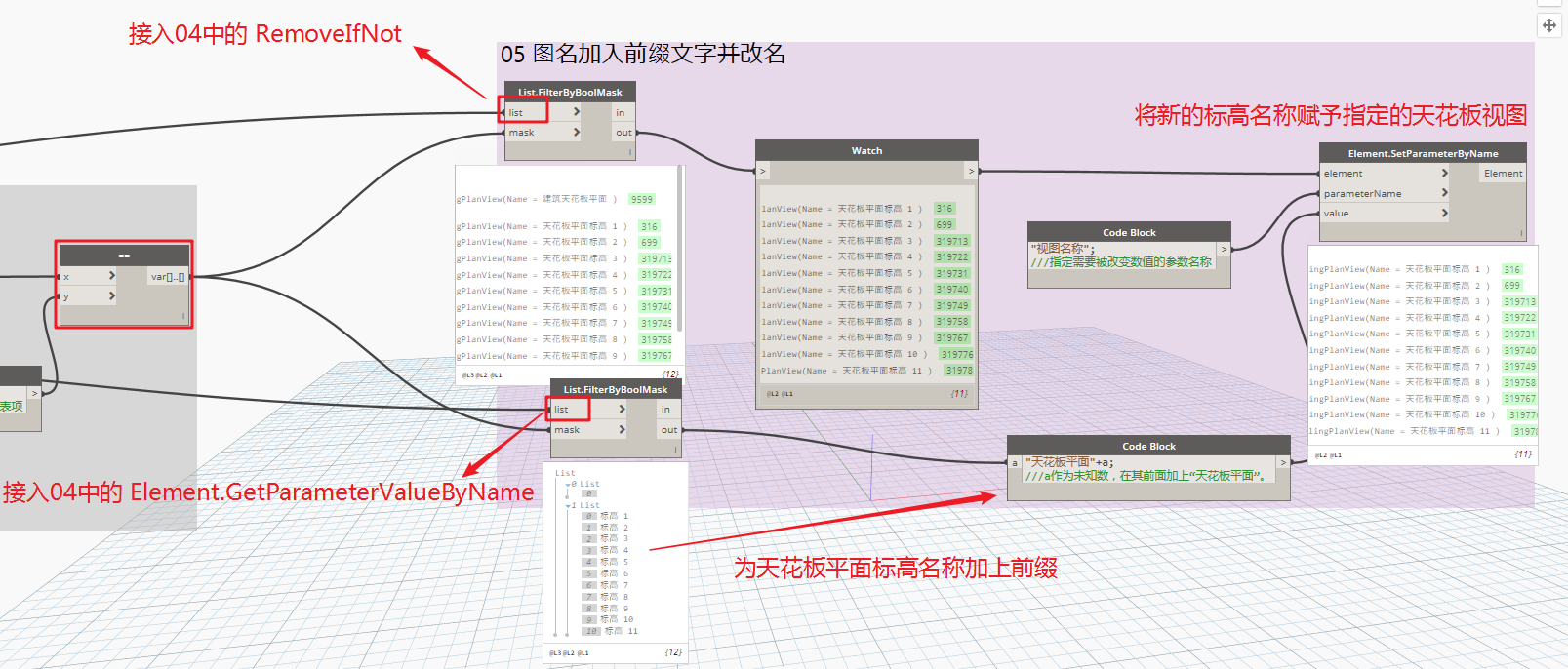 腿腿教学网-Dynamo教程 | 从零开始学Dynamo实战应用篇排序编码类