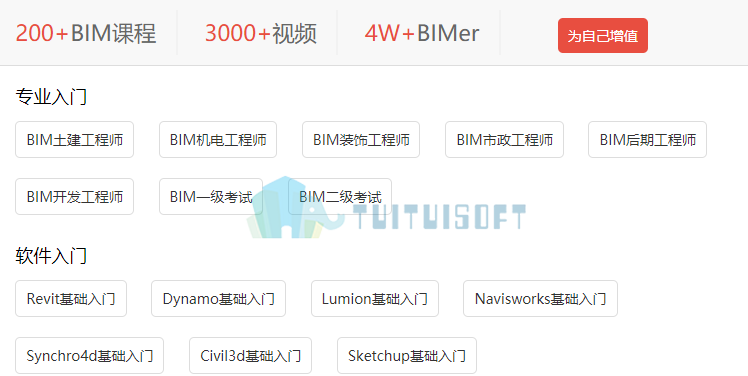 腿腿教学网-bim培训网络教程如何选择？