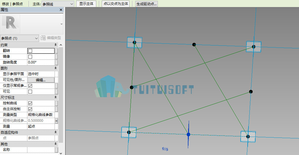 2018-11-09_094759.jpg 腿腿教学网-体量中参数点的参数化应用
