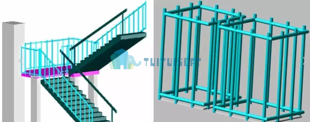 腿腿教学网-带你了解地铁站bim模型