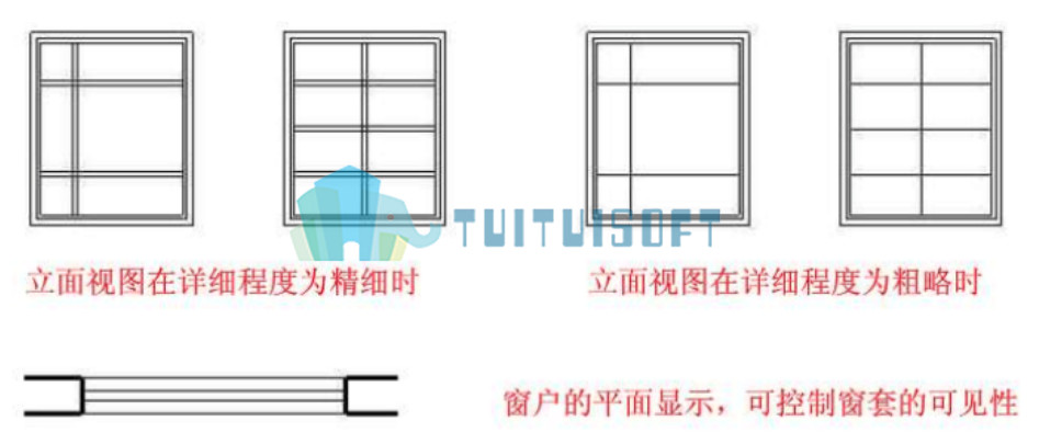 2018-11-12_200502.jpg 腿腿教学网-Revit中如何创建万能窗的玻璃以及窗套