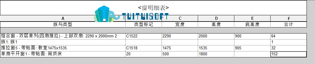 2018-11-14_213542.jpg 腿腿教学网-Revit当你遇到明细表各字段不显示该如何解决呢?