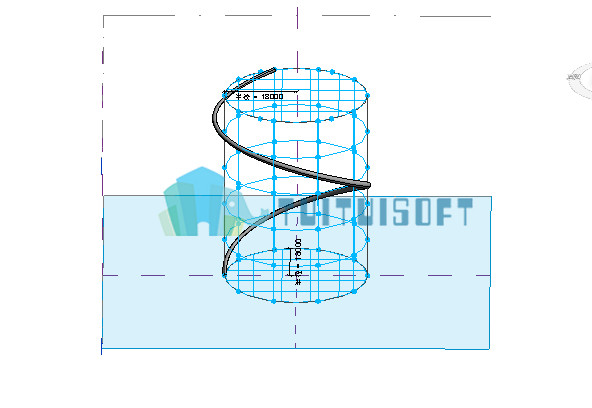 2018-11-16_140928.jpg 腿腿教学网-Revit如何创建自适应螺旋线