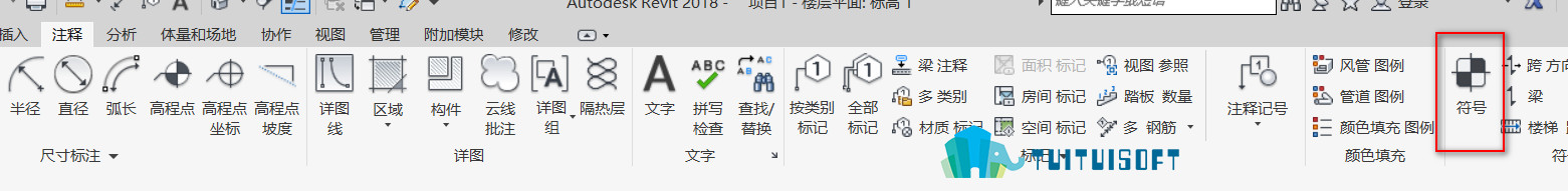 腿腿教学网-revit中指北针如何添加