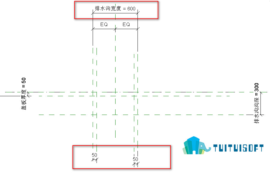 2018-12-03_195428.jpg 腿腿教学网-revit利用基于线的公制常规模型创建排水沟