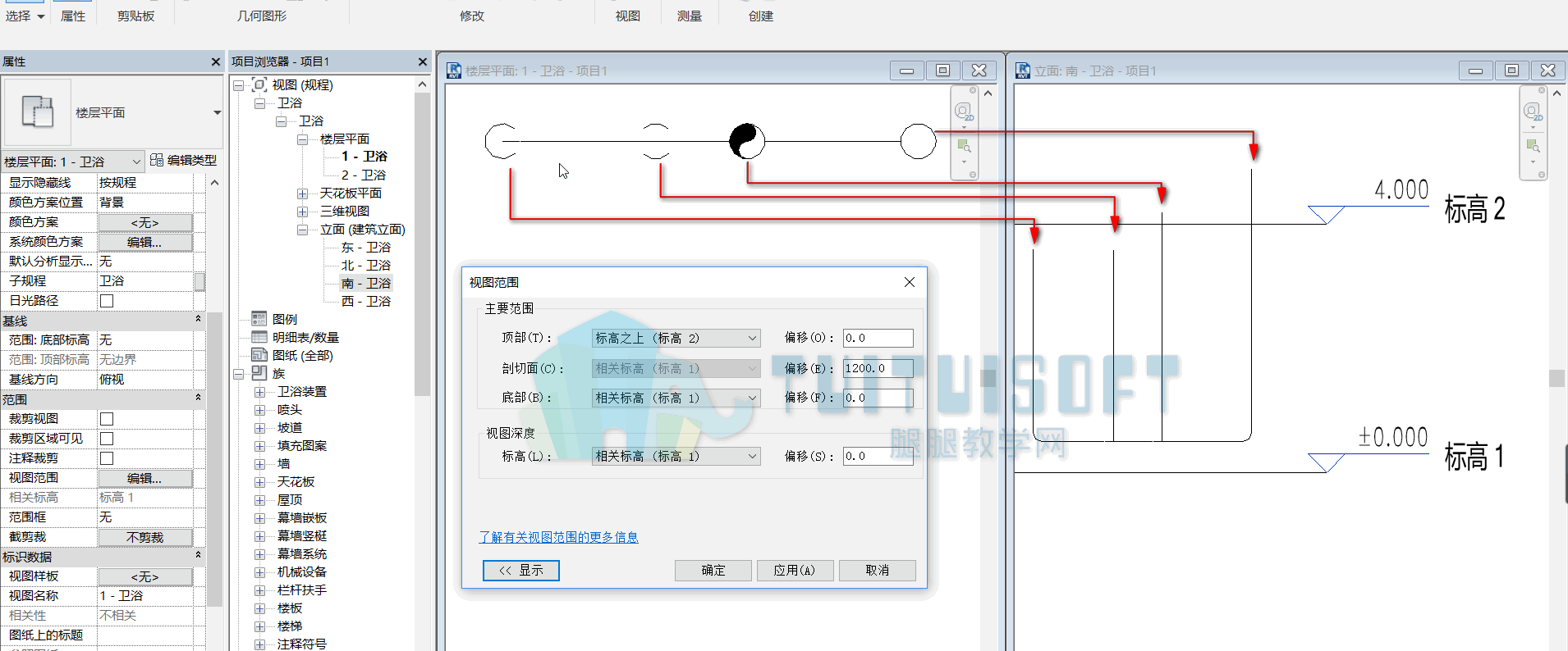 7(1).png 腿腿教学网-Revit中的立管符号设置