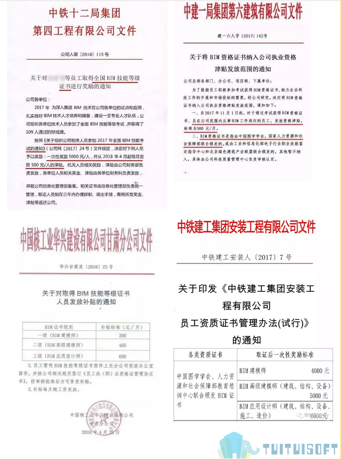 腿腿教学网-各种全国bim考试有什么区别，哪种更好？