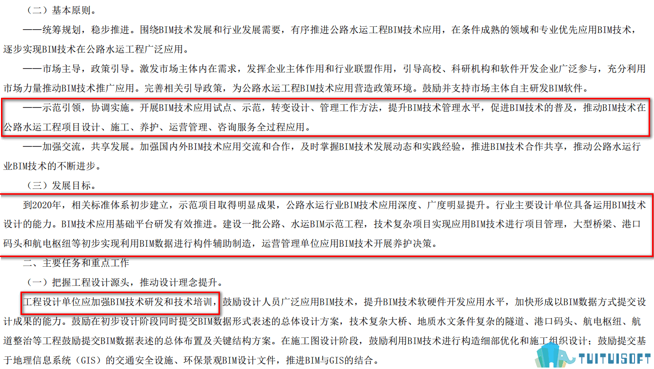 全国16-2.png 腿腿教学网-BIM政策风向标——全国—《交通运输部办公厅关于推进公路水运工程BIM技术应用的指导意见》