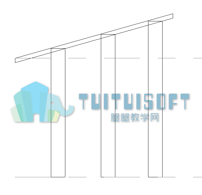 11 剪切目标 最大相交.png 腿腿教学网-Revit中建筑柱附着其他图元时剪切目标实例将会怎样?