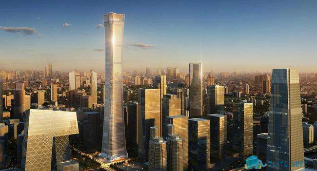 中国尊.jpg 腿腿教学网-“中国尊”的BIM实践