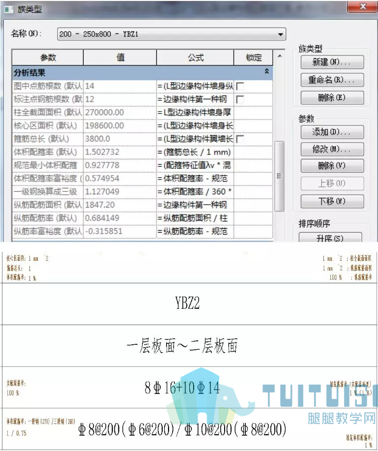 腿腿教学网-BIM结构正向设计系列之 —— 结构柱族的参数化设计