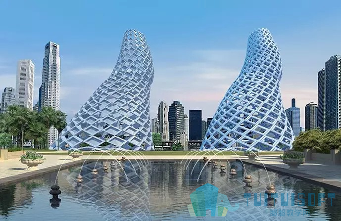 腿腿教学网-BIM技术在异形建筑中的应用
