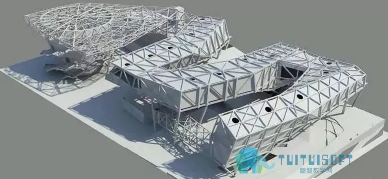 腿腿教学网-BIM技术在钢结构制作中的深化应用