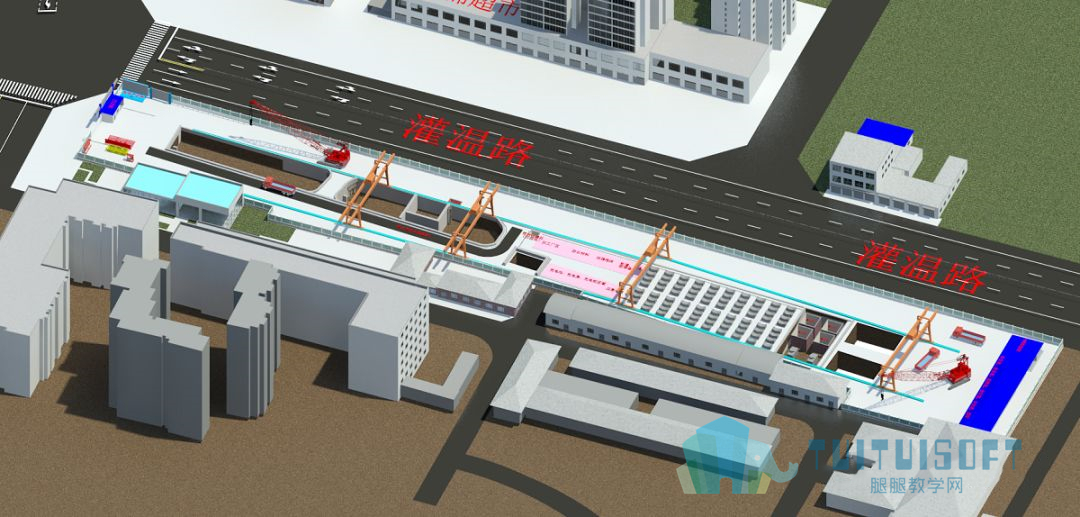 腿腿教学网-你的BIM和BIM协同平台落地了吗——来看看成都轨道交通17号线TJ03标吧
