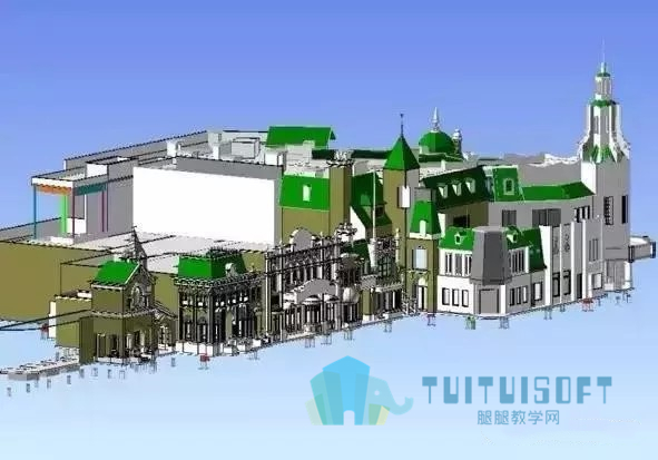 腿腿教学网-上海迪士尼BIM应用案例