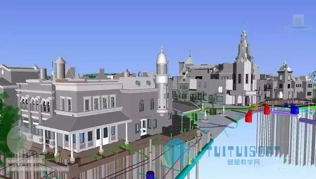 腿腿教学网-上海迪士尼BIM应用案例