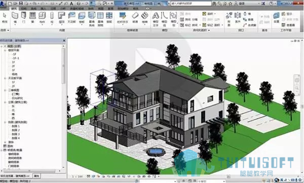 腿腿教学网-BIM 在整个建筑过程中都会用到哪些软件？