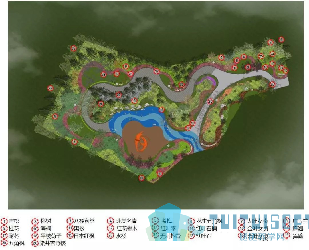 腿腿教学网-BIM（建筑信息模型）在园林/景观设计中的应用