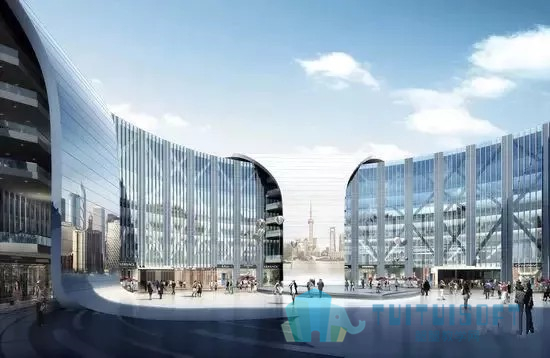 腿腿教学网-BIM技术助力进博会为“四叶草”打造钢铁脊梁