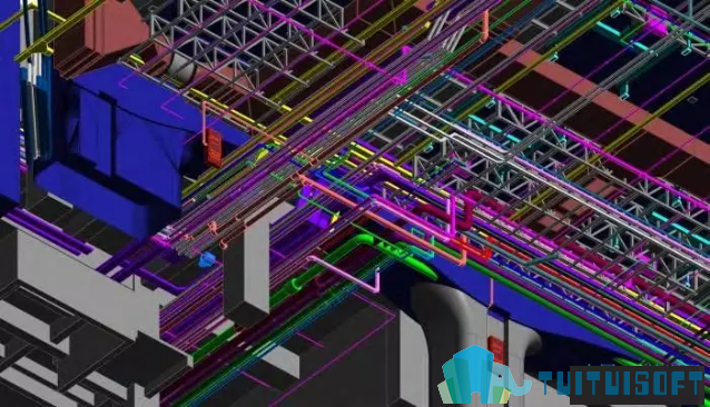 5d48e7d9be126.png 腿腿教学网-基于BIM管线综合方案案例——清河车站BIM管线综合设计应用
