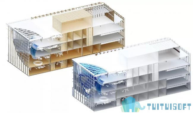 腿腿教学网-BIM施工动画应用——视觉表现