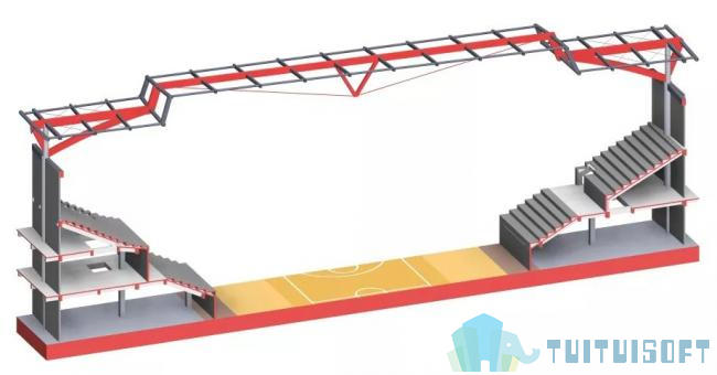 腿腿教学网-BIM施工动画应用——视觉表现