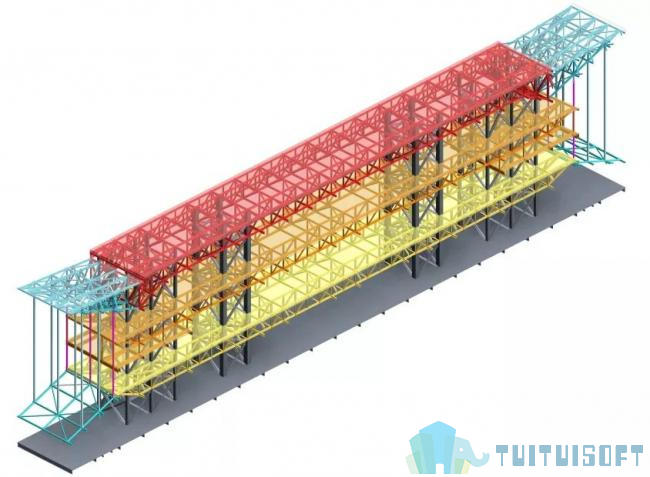 腿腿教学网-BIM施工动画应用——视觉表现