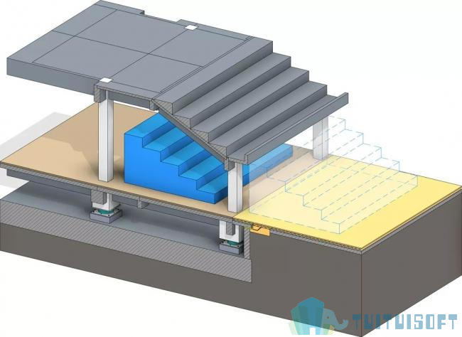 腿腿教学网-BIM施工动画应用——视觉表现