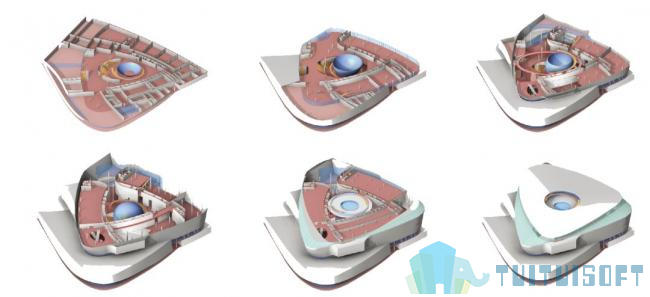 腿腿教学网-BIM施工动画应用——视觉表现