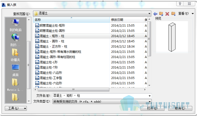 腿腿教学网-	Revit入门级教程第四章-Revit柱（建模示例）