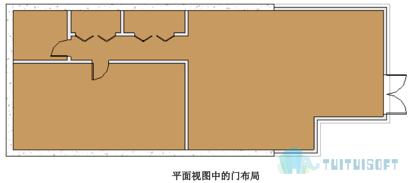 腿腿教学网-Revit入门级教程第六章-Revit门