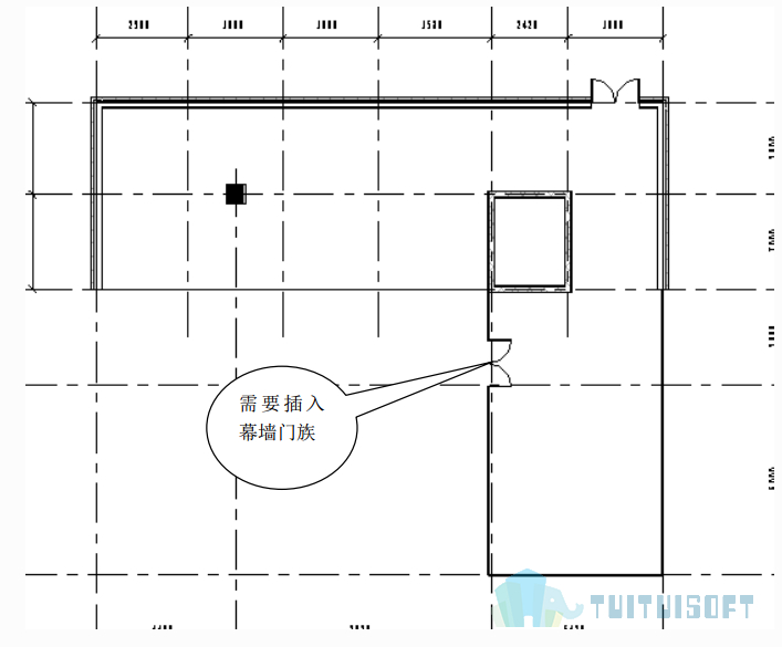 腿腿教学网-Revit入门级教程第六章-Revit门、窗（建模示例）
