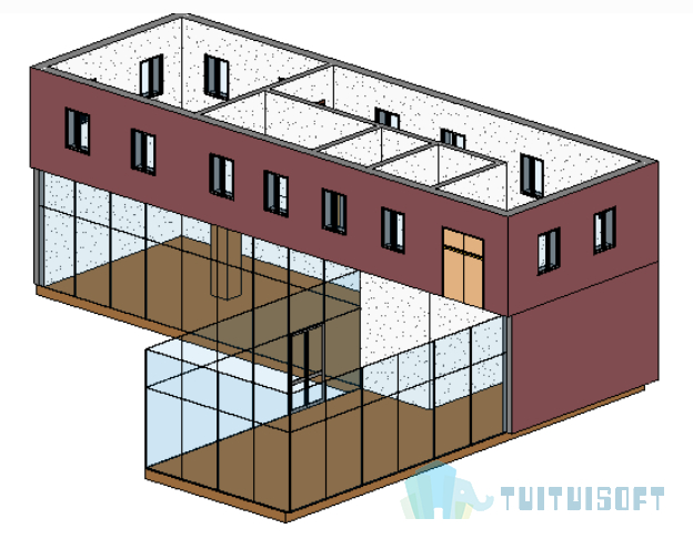 腿腿教学网-Revit入门级教程第七章-Revit楼板（建模示例）