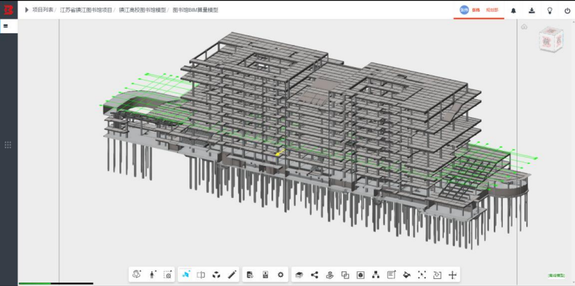 image.png 腿腿教学网-毕埃慕BDIP建筑数据集成平台常见问题-模型的基本浏览操作