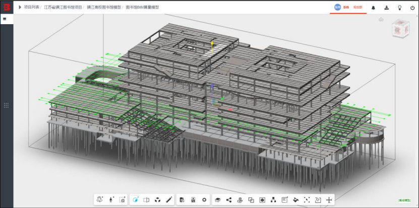 image.png 腿腿教学网-毕埃慕BDIP建筑数据集成平台常见问题-模型的基本浏览操作