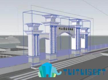腿腿教学网-Sketchup怎么做景观设计？Sketchup在景观设计中的应用实例
