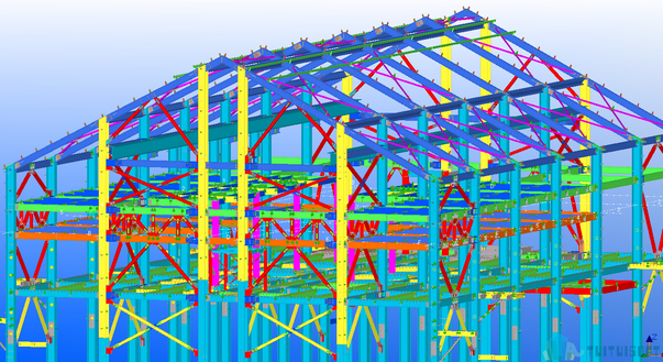 Tekla,BIM模型,Tekla模型 腿腿教学网-建立Tekla的BIM模型要哪些步骤?Tekla模型应用步骤解析