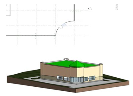 image.png 腿腿教学网-Revit2021官方教程-放置幕墙