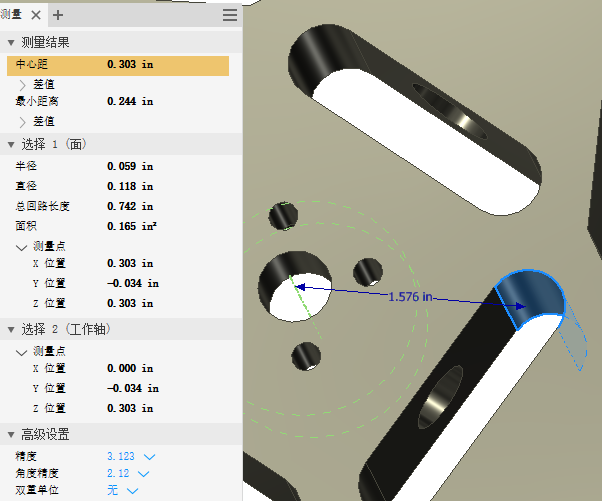 Autodesk Inventor 2021,Autodesk Inventor 腿腿教学网-AUTODESK INVENTOR 2021:在模型中测量距离、长度、角度、周长或面积的步骤