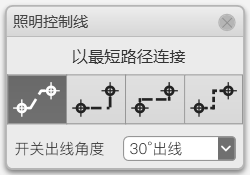 腿腿教学网-毕马装饰软件功能详解-照明控制线