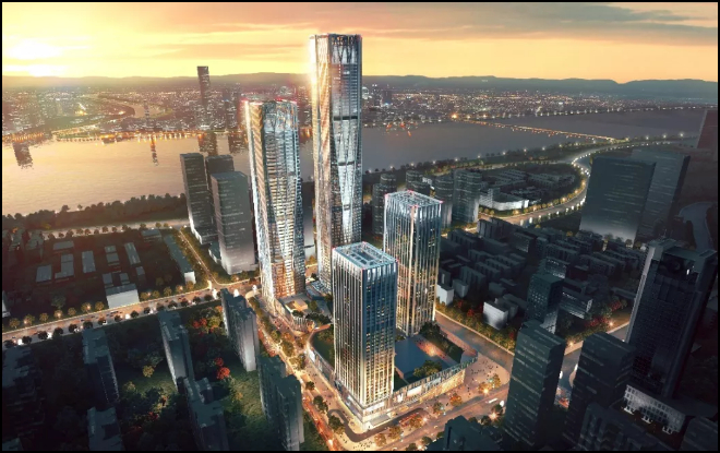 BIM案例,BIM技术,BIM 腿腿教学网-BIM案例鉴赏:BIM技术如何更好建设财富中心地标建筑?