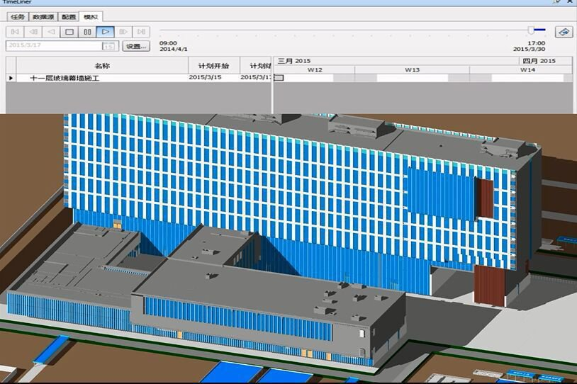 腿腿教学网-BIM案例：BIM如何模拟施工进度？有相关的案例吗？