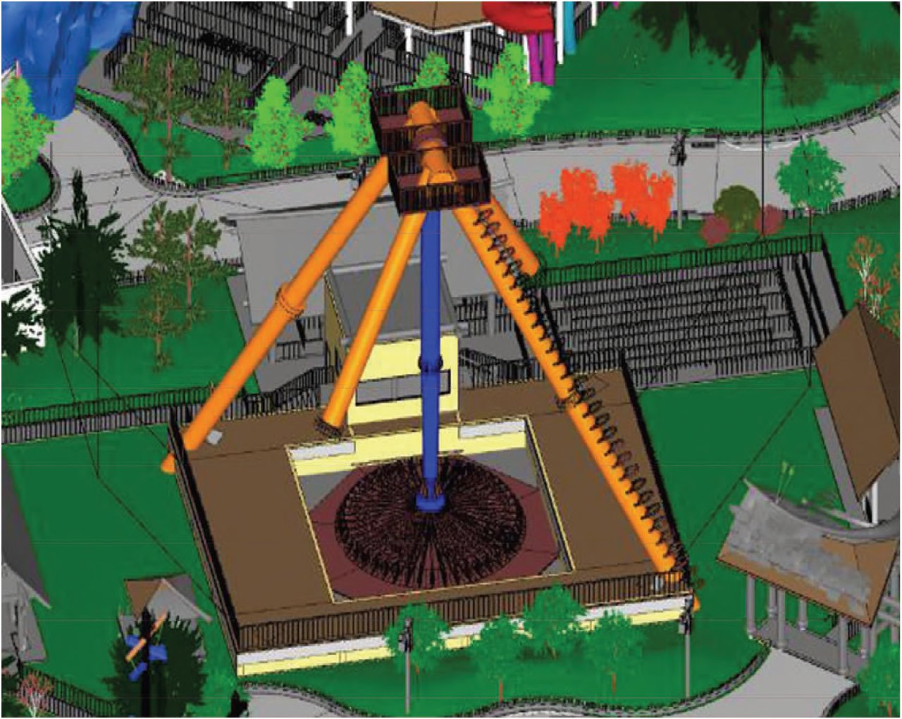 BIM技术,项目建造 腿腿教学网-BIM案例:BIM怎么辅助项目建造?以无锡融创乐园为例(2)