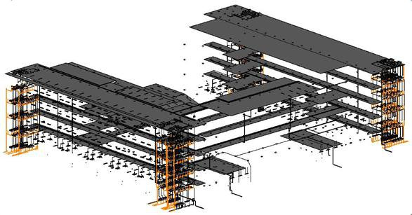 腿腿教学网-BIM案例：BIM虚拟施工怎么解展？以某大学教学楼项目为例