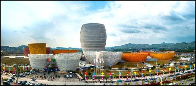 BIM案例,BIM建筑,BIM 腿腿教学网-BIM实战案例:BIM建筑也能做出“瓷器花瓶”感?
