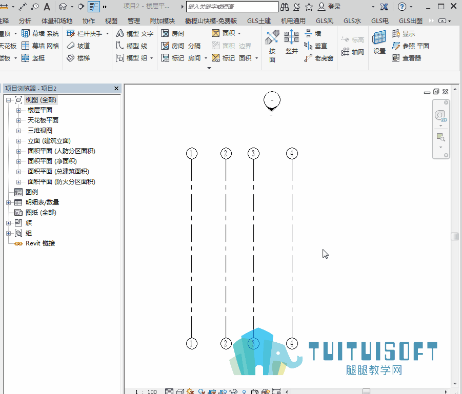 02删除两根轴网.gif 02删除两根轴网.gif